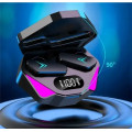 Беспроводные наушники X15 с Bluetooth и RGB подсветкой в зарядном кейсе · Гарнитура с микрофоном и шумоподавлением