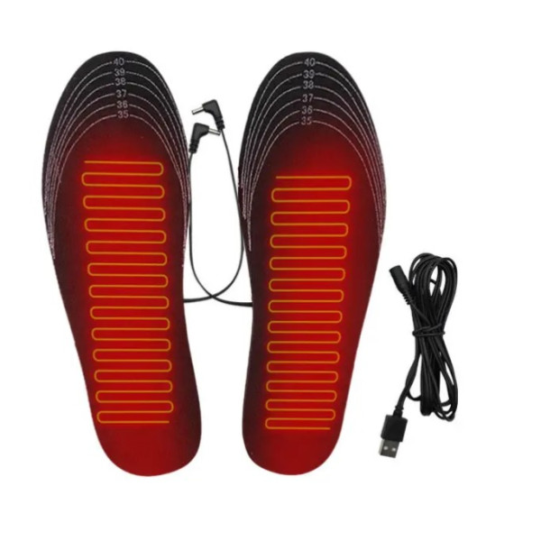USB стельки с подогревом для комфорта в холодное время года · Электрические стельки с подогревом USB для активных людей