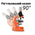 Детский микроскоп с подсветкой и набором биологических образцов ∙ Игрушечный микроскоп с 3 уровнями увеличения