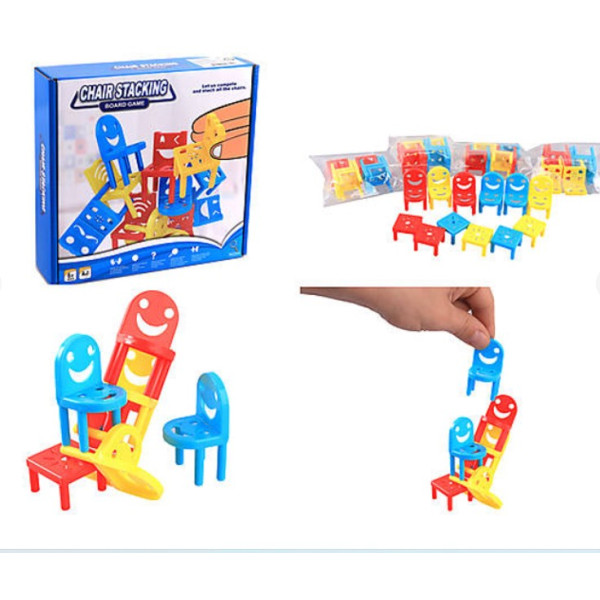 Стулья-балансиры: Развивающая настольная игра для детей | Пирамидка из стульев | Балансирующие стулья