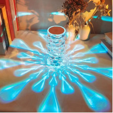 Настольная лампа - ночник Алмаз Crystal Lamp Diamond RGB · Хрустальный атмосферный светильник на аккумуляторе, 16 цветов