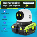 Ночник - проектор Droid E03 ∙ Детский беспроводной светильник с Bluetooth-колонкой с аккумулятором 1200 мАч