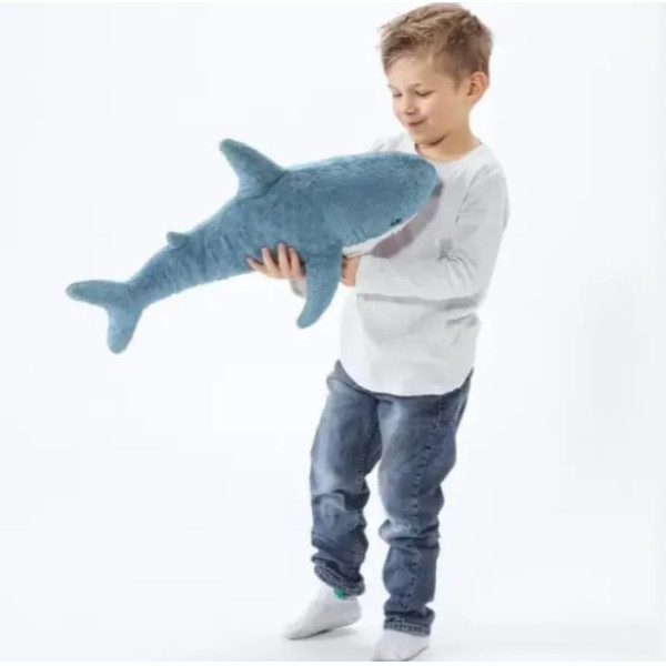 Мягкая игрушка Акула 45см ∙ Детская плюшевая игрушка-обнимашка Акула
