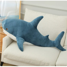 Детская мягкая игрушка Акула 140см ∙ Плюшевая Акула-обнимашка