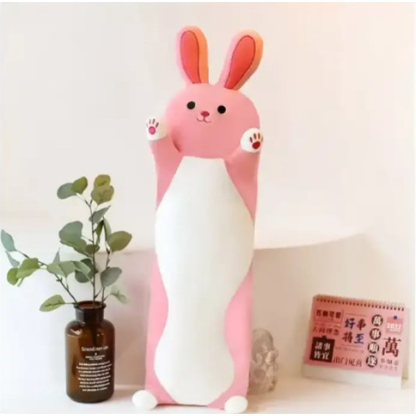 Детская мягкая игрушка-подушка Заяц 110см ∙ Плюшевая игрушка-обнимашка Заяц