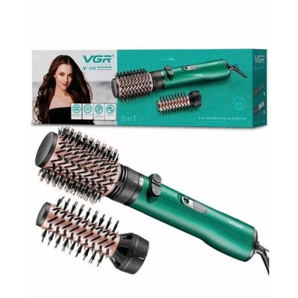 Профессиональный фен – стайлер VGR V-498 · Фен щетка браш для волос 2 в 1 с двумя скоростями