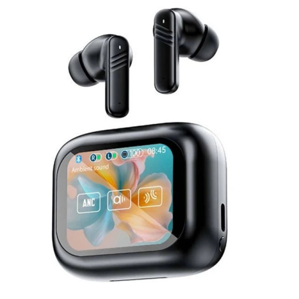 Наушники беспроводные LX10 TWS Earbuds в зарядном кейсе с цветным LED дисплеем