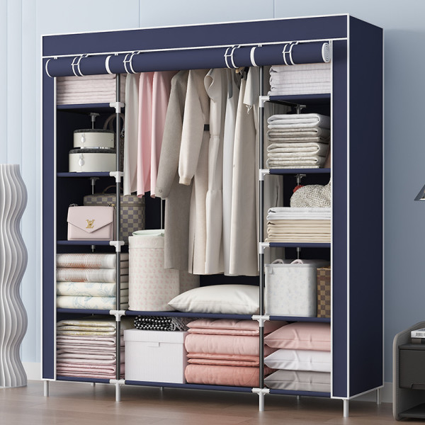 Тканевый шкаф Storage Wardrobe 68150 Органайзер – шкаф складной платяной на 3 секции