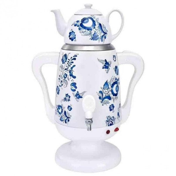 Электрический самовар с фарфоровым заварником RAF R.7118 3,5л