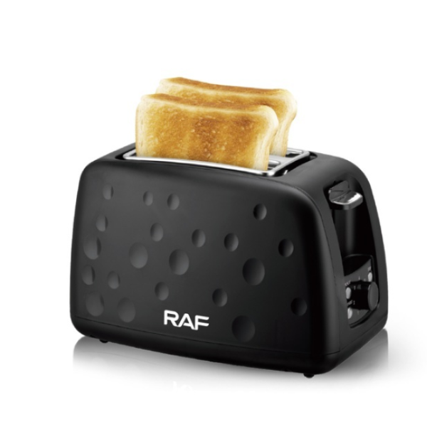Тостер RAF R.502 на 2 ломтика с функцией размораживания и подогрева, 930 Вт