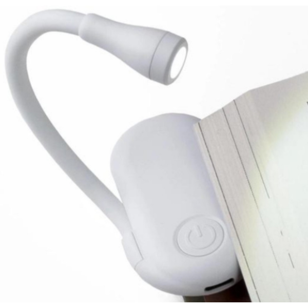 Аккумуляторная LED лампа на прищепке для чтения книг · USB беспроводной мини светильник · 3 режима