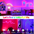 Неоновая светодиодная лента LED Neon Strip 5 м · Неоновый RGB гибкий шнур с управлением от телефона