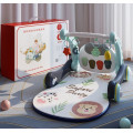 Ходунки с ковриком для малышей Baby Steps с музыкальным центром, бизабордом, пианино и Bluetooth подключением + пульт ДУ