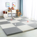Коврик – пазл для детей, 30*30*1 см · Мягкий термо ковер – плитки из EVA пены · Пазловый детский мат, 7 штук в комплекте