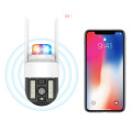 Wi-Fi Камера видеонаблюдения PTZ A15 с фонарем-мигалкой 4G WiFi Уличная видеокамера с управлением от телефона, ночным видением и датчиком движения