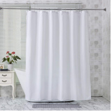 Комплект для ванной комнаты 2 в 1 Шторка 180х180 см + коврик из микрофибры 60х40 см