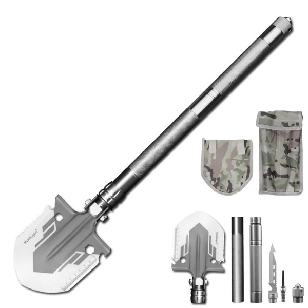 Тактическая саперная многофункциональная складная лопата – мультитул многофункциональный инструмент 16 в 1