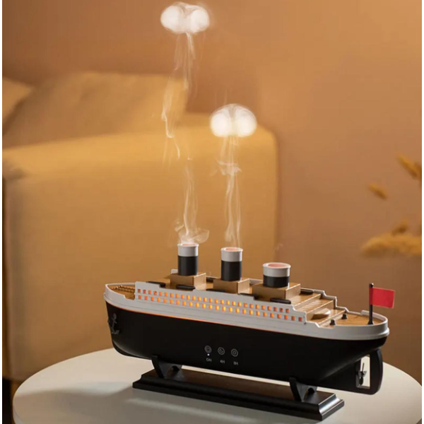 Увлажнитель воздуха Корабль ∙ Ультразвуковый диффузор с таймером, подсветкой и пультом ДУ