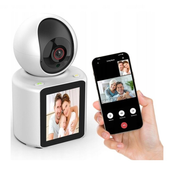 Беспроводная поворотная камера - Видеоняня C31 с экраном, функцией видеозвонка и автоматической слежки · Интеллектуальная Wi-Fi камера видеонаблюдения