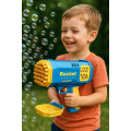 Генератор мыльных пузырей Bazooka Rocket Bubble Gun 69 • Пушка для мыльных пузырей с отверстиями и подсветкой
