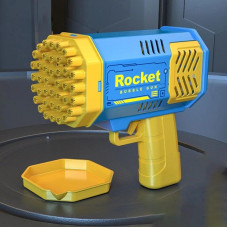 Генератор мыльных пузырей Bazooka Rocket Bubble Gun 69 • Пушка для мыльных пузырей с отверстиями и подсветкой Генератор мыльных пузырей Bazooka Rocket Bubble Gun 69 • Пушка для мыльных пузырей с отверстиями и подсветкой