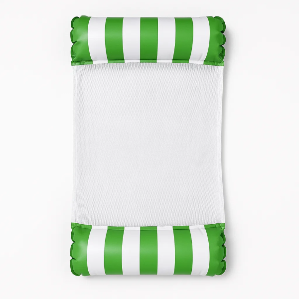 Надувной водный гамак Pool Loungers для бассейна и пляжа • Плавательный шезлонг с сеткой и подголовниками