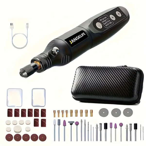 Портативный гравер JANGK LIFE для резки и шлифовки 210 инструментов • Многофункциональный роторный инструмент для точных работ