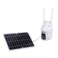 Автономная 4G камера видеонаблюдения на солнечной батарее • IP-камера с поворотом, SIM, ночной съёмкой и детектором движения