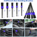 Набор щёток и аксессуаров для комплексной чистки автомобиля 22 в 1 • Полный комплект для мойки полировки и детейлинга салона и кузова