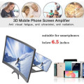 Увеличитель экрана телефона TL-20D 3D 12 дюймов • Складная подставка-лупа для смартфона до 6.5