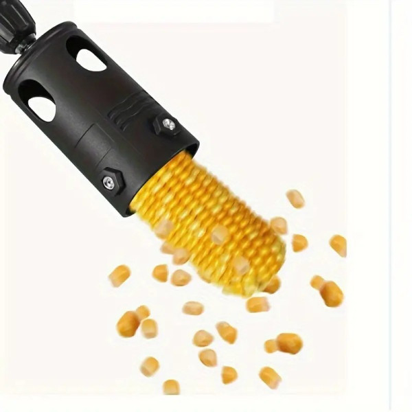 Насадка для очистки кукурузы на дрель с регулируемыми зубьями • Автоматический очиститель початков для удаления зёрен с кукурузы