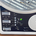 Портативный вентилятор 4в1 с солнечной панелью, Bluetooth, радио и LED-подсветкой N288 • 8″ настольный вентилятор с аккумулятором