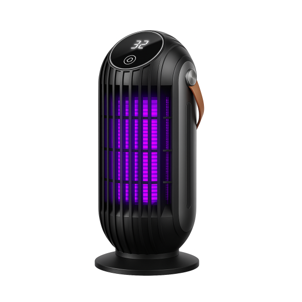 Электрическая лампа с дисплеем от комаров Mosquito Killer • УФ-ловушка для насекомых с экраном и разрядной сеткой