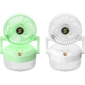 Портативный вентилятор-распылитель с 3 режимами обдува Fan 1317 • Складной мини-вентилятор с поворотом 180° увлажнением и быстрой зарядкой Type-C