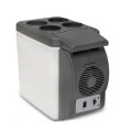 Портативный автомобильный холодильник Portable Electronic с подогревом и охлаждением 6 л • Мини-холодильник для авто с функцией термобокса и подключением 12V