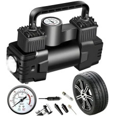 Автомобильный компрессор XL-1025 • Насос 12В для шин, лодок и матрасов