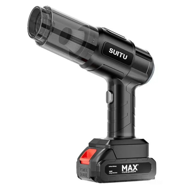 Автомобильный пылесос аккумуляторный Dust collector • Многофункциональный ручной пылесос 4 в 1 с функцией обдува и накачки MP-251