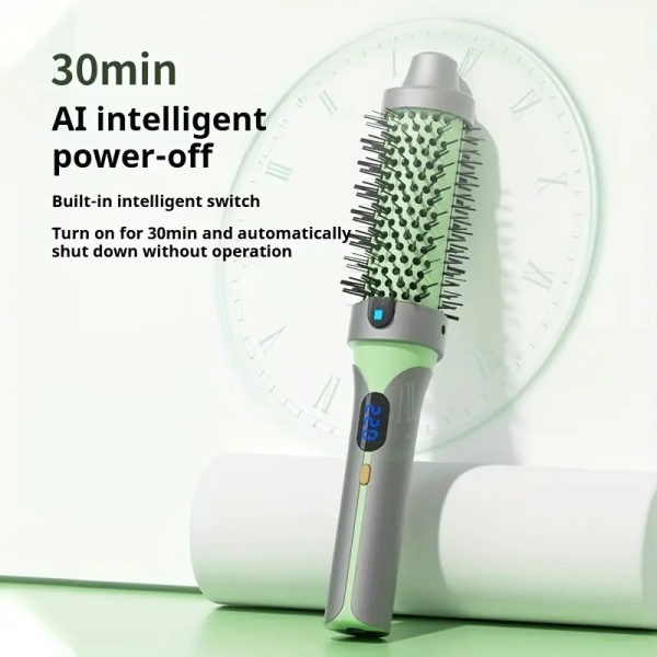 Многофункциональная расческа для укладки и выпрямления волос 3-в-1 с функцией ионизации LY-946 • Электрическая термощетка с отрицательными ионами для укладки и объёма