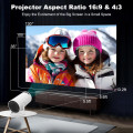 Смарт-проектор HY300 PRO с Android TV 11.0 поддержкой 4K WiFi 6 и Bluetooth 5.0 • Портативный проектор с автофокусом 180° поворотом и функцией домашнего кинотеатра