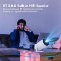 Смарт-проектор HY300 PRO с Android TV 11.0 поддержкой 4K WiFi 6 и Bluetooth 5.0 • Портативный проектор с автофокусом 180° поворотом и функцией домашнего кинотеатра