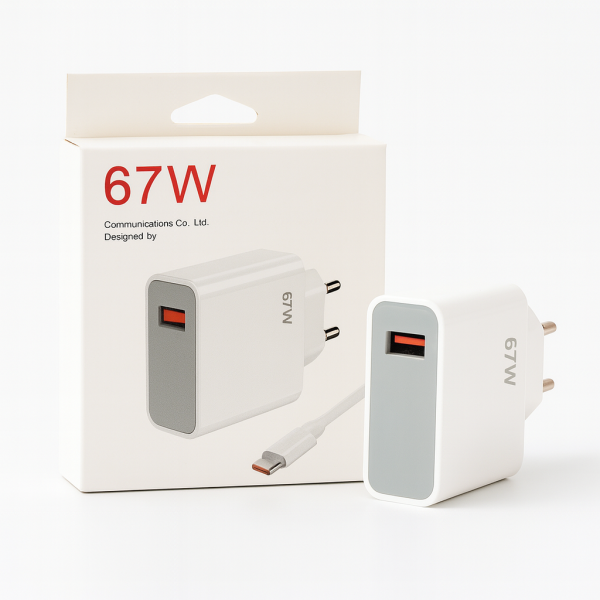 Блок питания 120W с кабелем Type-C Plug • Универсальный адаптер с поддержкой PD и QC