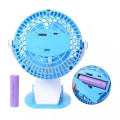 Вентилятор Мини USB с прищепкой Mini fan LY-582 • Портативный настольный вентилятор с аккумулятором и креплением