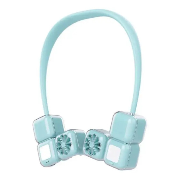 Вентилятор на шею Ice Cube LY-955 • Персональный USB-вентилятор с мощным обдувом и бесшумной работой