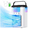 Портативный мини кондиционер с USB Ice Cooler XL-1346 • Настольный вентилятор-увлажнитель с резервуаром 560 мл и LED-подсветкой