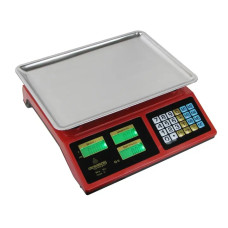 Электронные торговые весы CB-5009 • Двухэкранные весы с LED-подсветкой и расчетом цены