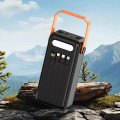 Внешний аккумулятор Power Bank YM-637CX · Портативная зарядка Павербанк 80000 mAh с солнечной батареей и фонариком
