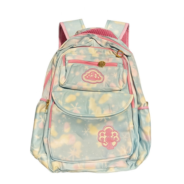 Школьный рюкзак для девочки Принцесса 43х20х31 см • Яркий розовый портфель в школу NA 3