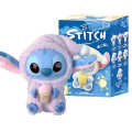Брелок Стич Labubu 15 см в коробке-сюрпризе Eat Something Before Sleep • Коллекционная фигурка-аксессуар Stitch Лабубу на рюкзак и ключи