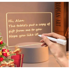 Ночник – планер с подсветкой · Многоразовая светодиодная доска для записей и заметок