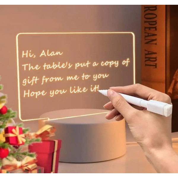 Ночник – планер с подсветкой · Многоразовая светодиодная доска для записей и заметок